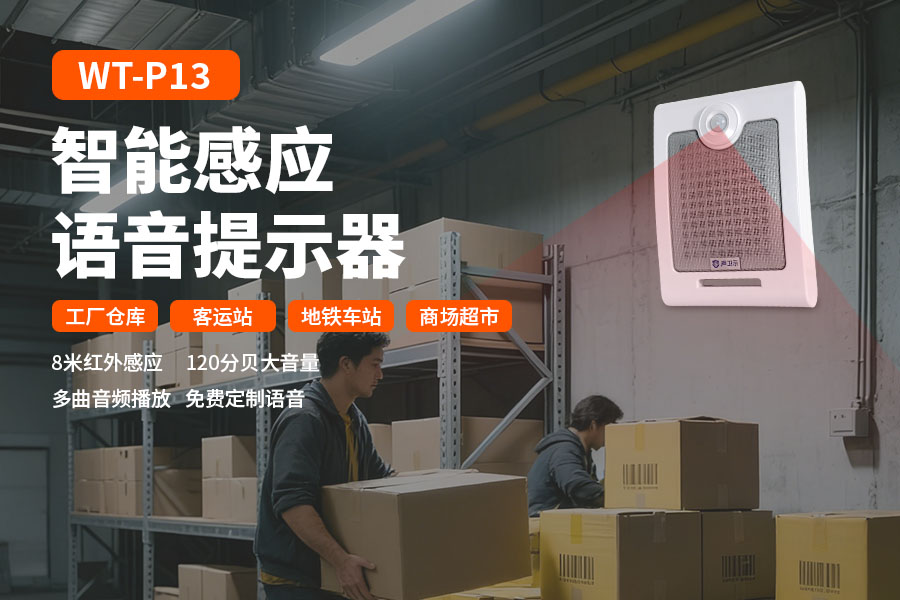 WT-P13智能感应语音播报器