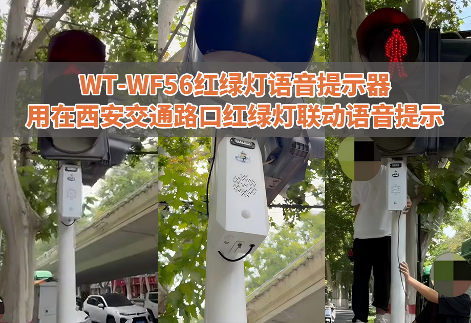 让红绿灯开口说话，WT-WF56红绿灯语音提示器全